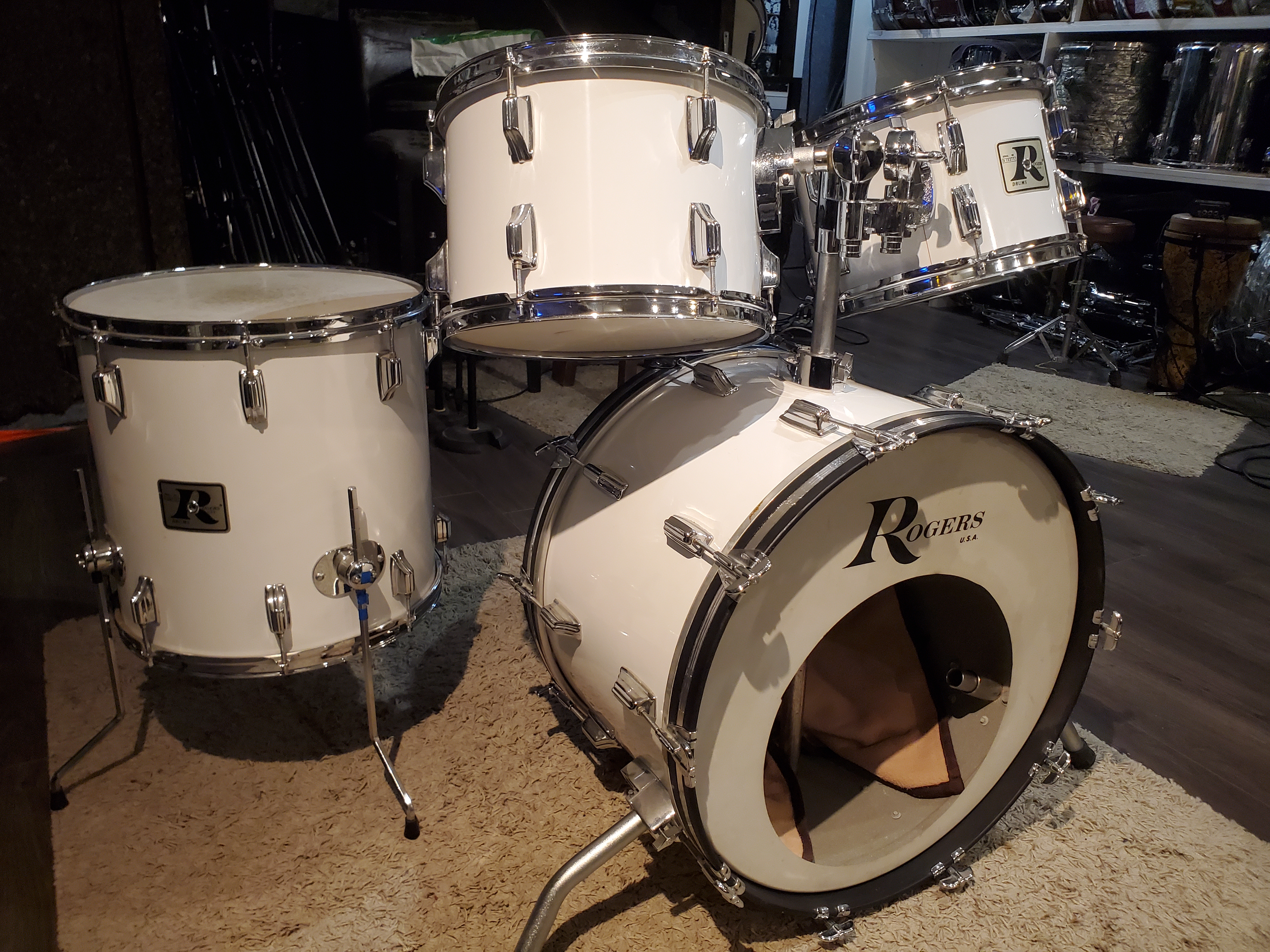 4 FUTS BATTERIEROGERS BIG R VINTAGE ( 1976 )