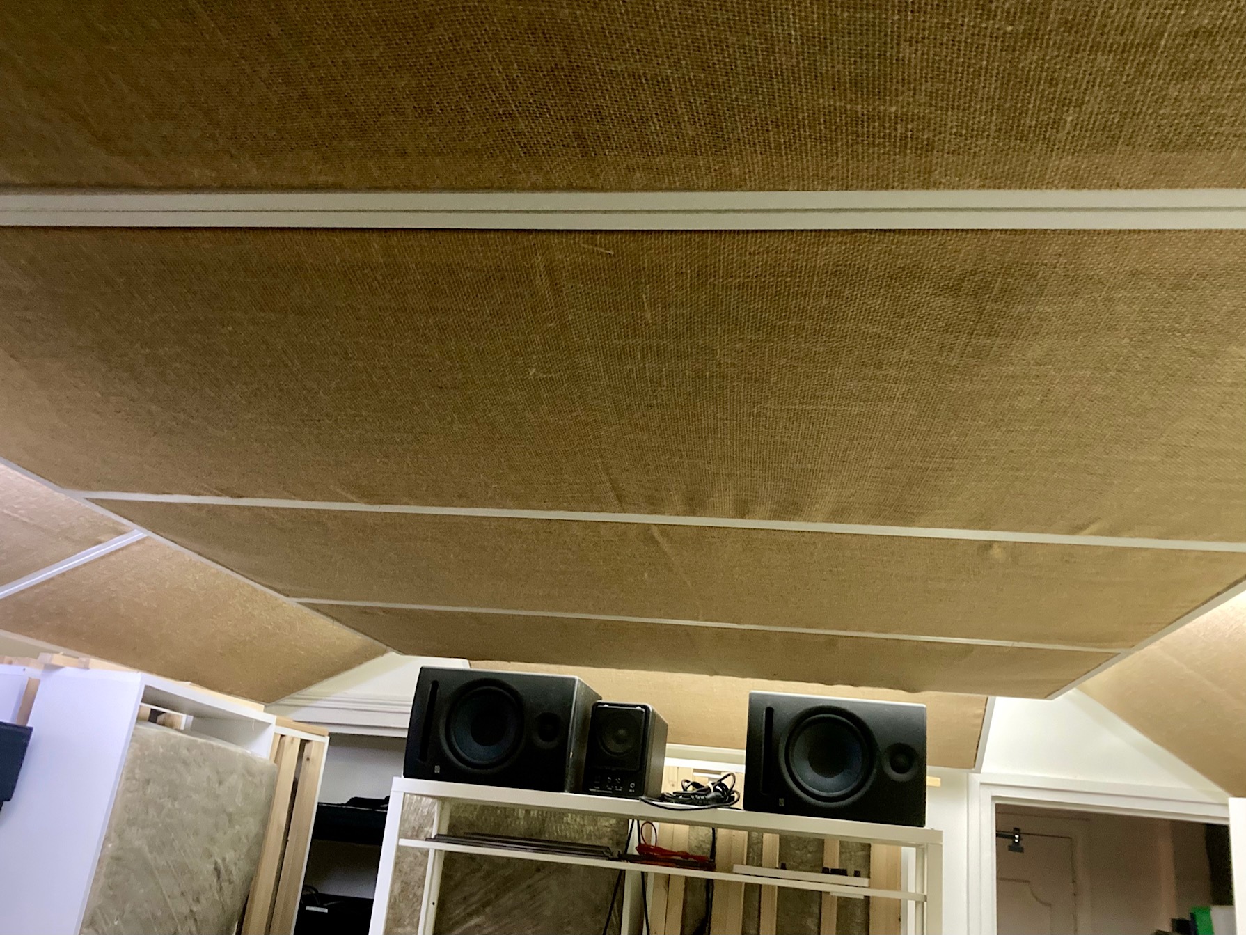 4 panneaux acoustiques pour home studio