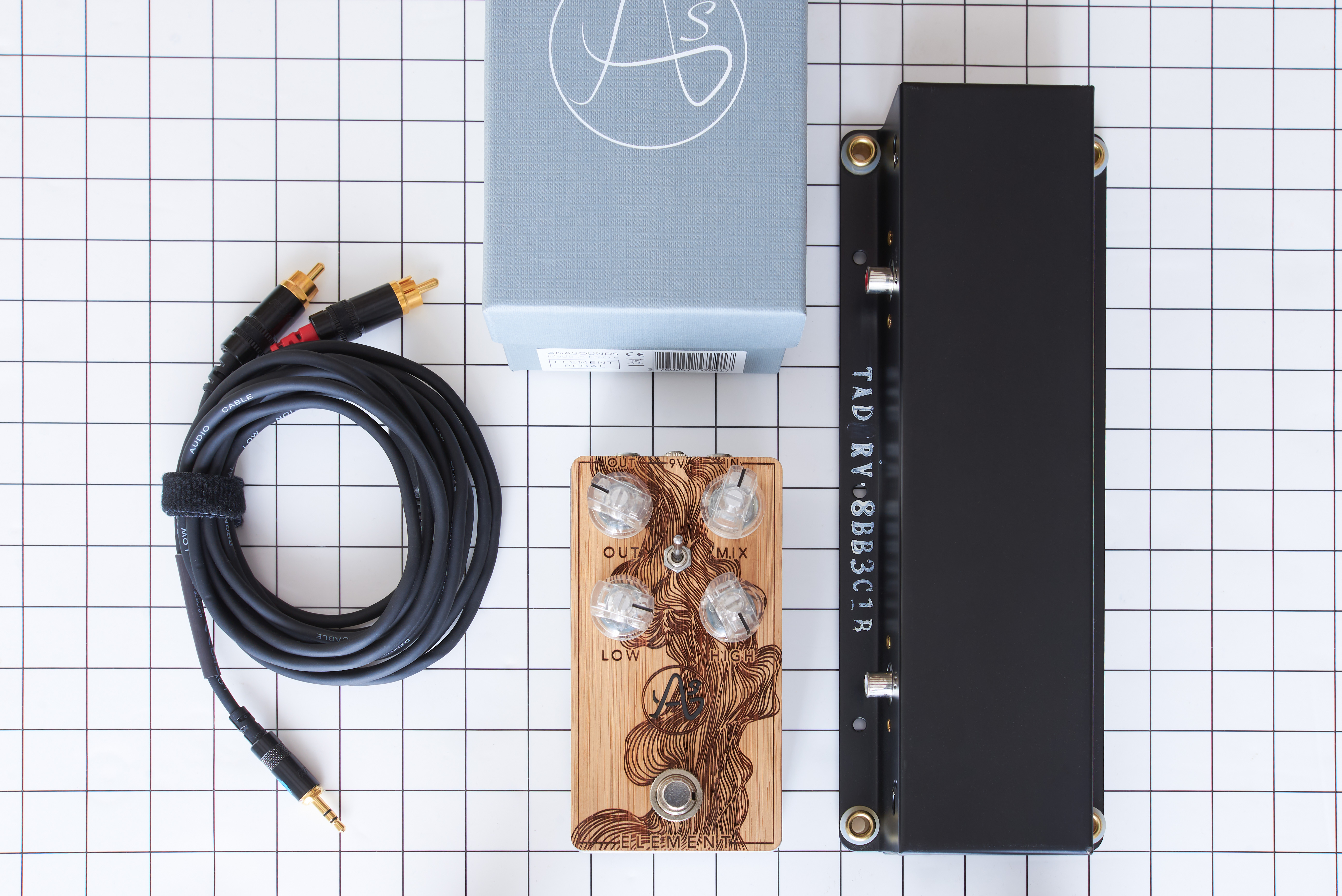 Vends Anasound Element Reverb + Tank + Câble en parfait état