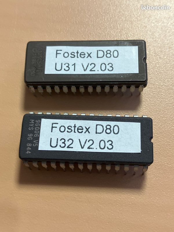Mise à jour Fostex D80 version 2.03 dernière version latest Firmware