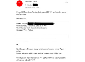 DiMarzio DP151 PAF Pro (72461)