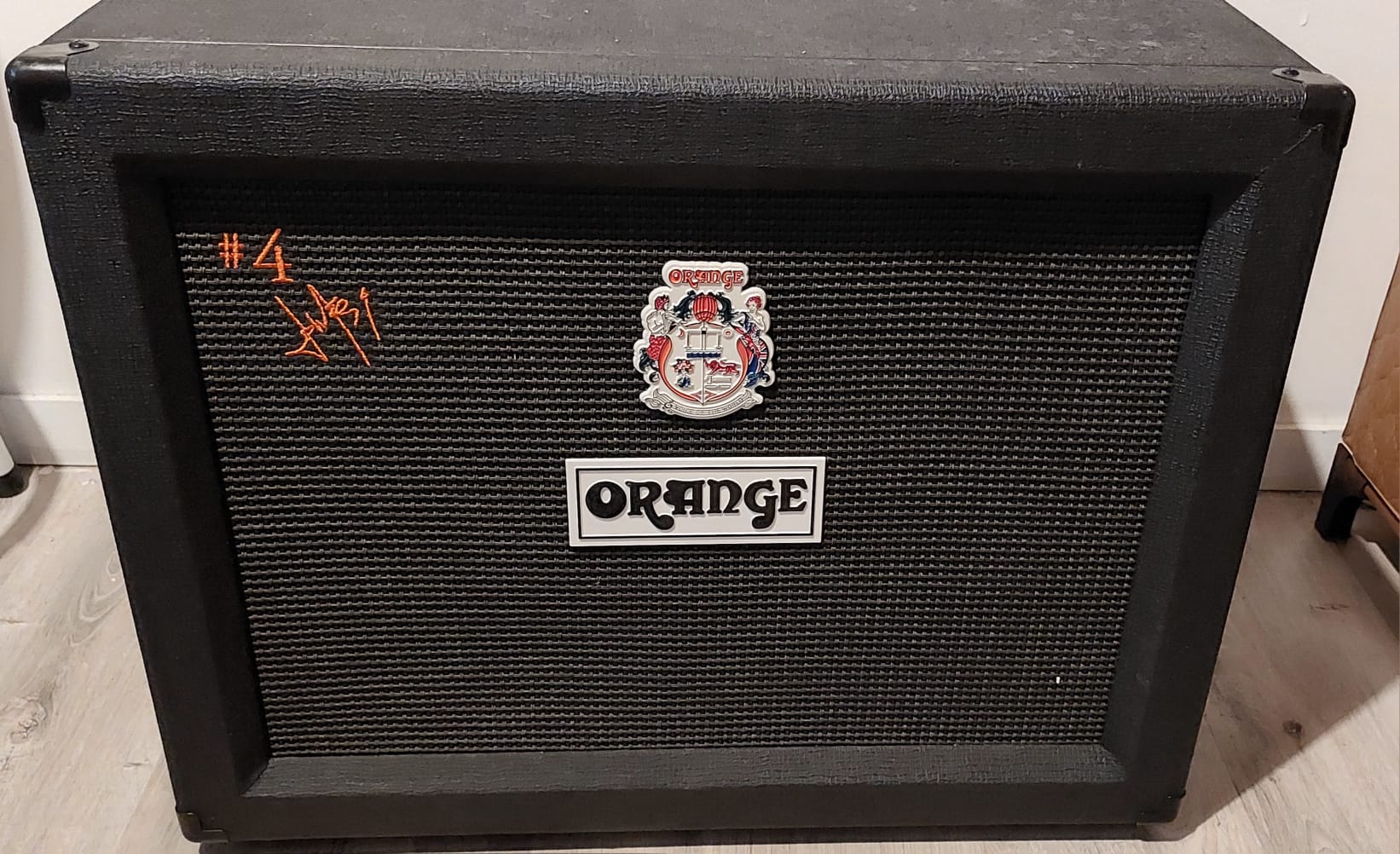Orange #4 Jim Root PPC212 Speaker Cabinet (7557)