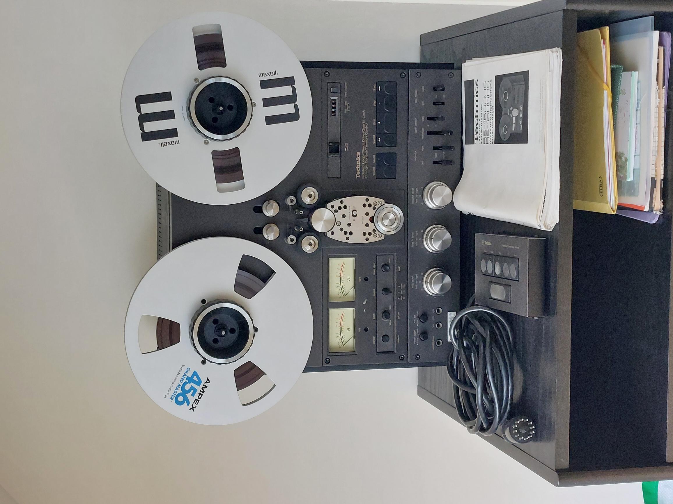 Multipiste analogique Technics RS-1500US-D , 4 pistes, 3 vitesses (9,5 - 19 - 38)