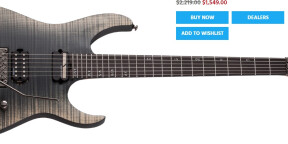 Schecter Banshee Mach-6 FR S - fallout burst