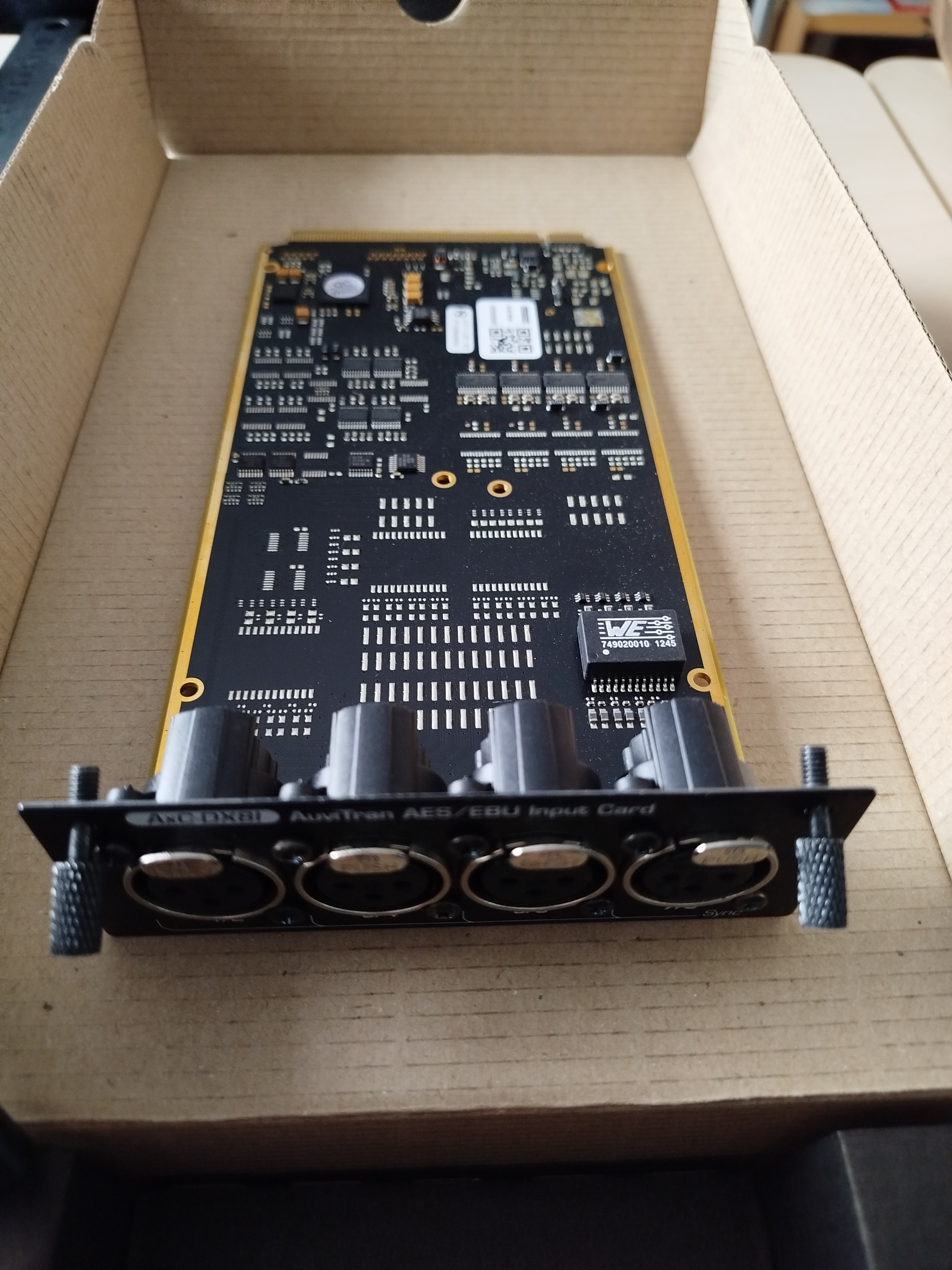 VENDS CARTE 8 INPUTS AES/EBU POUR TOOLBOX AUVITRAN AXC -DX8I