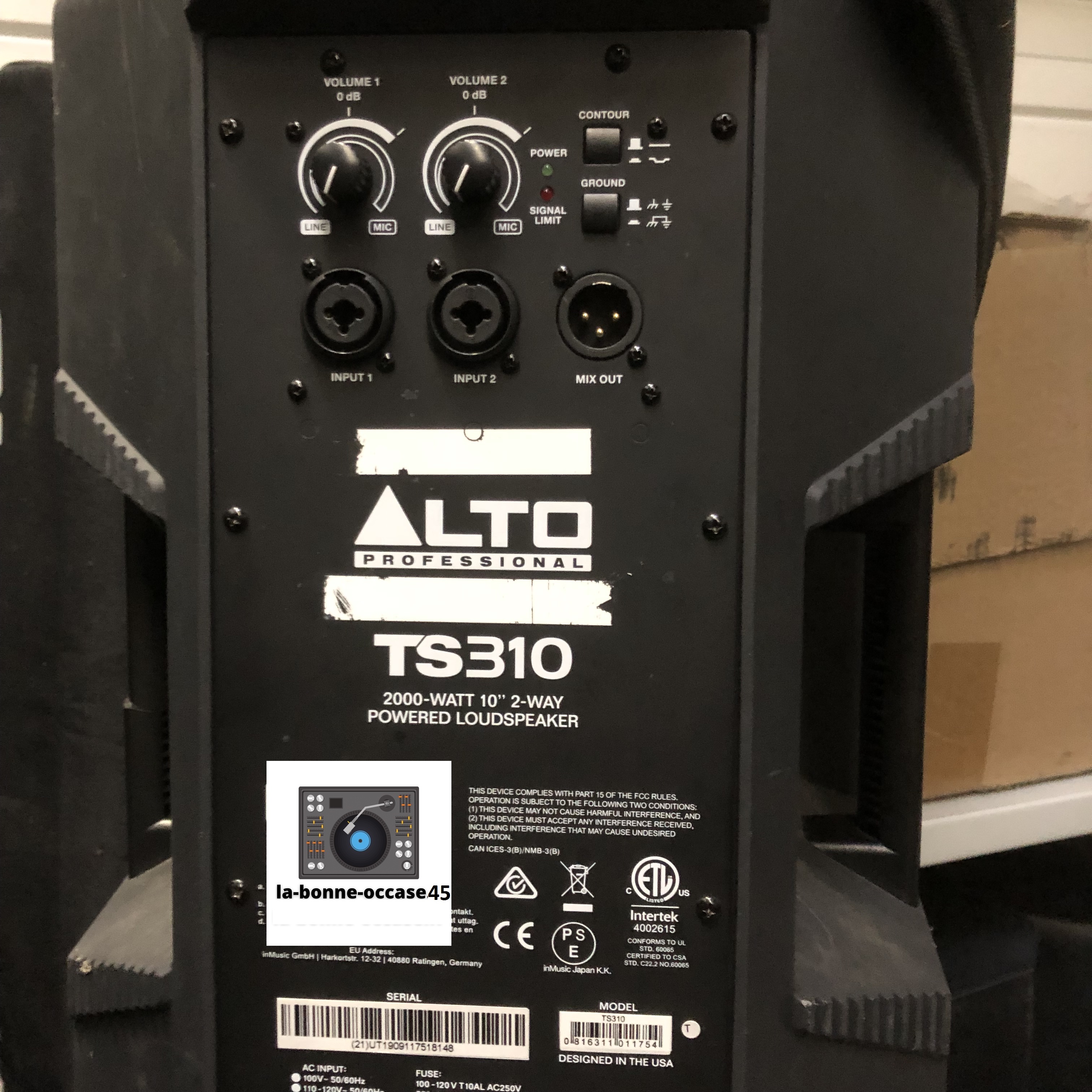 Enceinte TS 310 aLTO