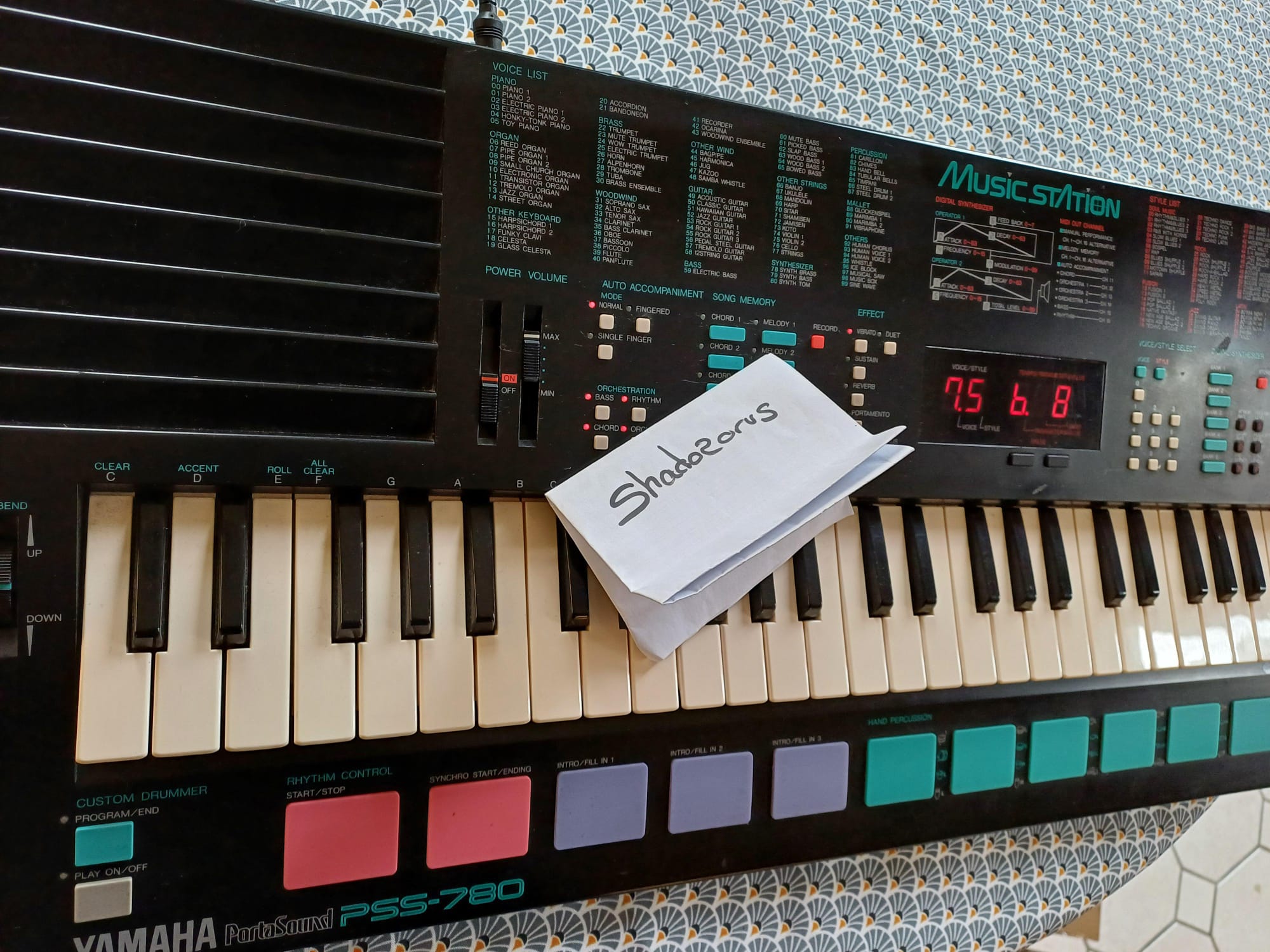 Pictures and images Yamaha PSS-780 - Audiofanzine