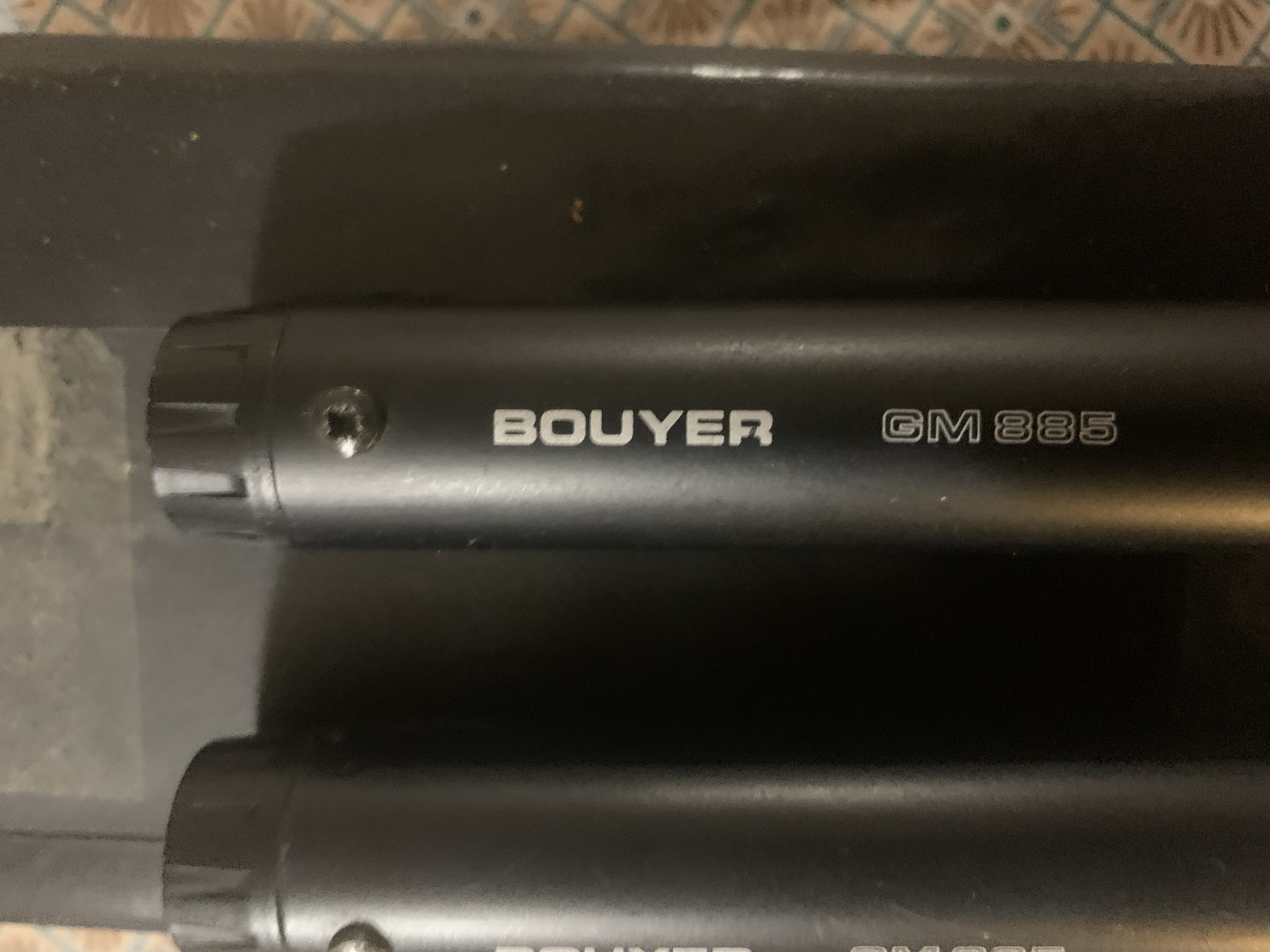 Vends pour collectionneur 2 micros vintage Bouyer GM 885