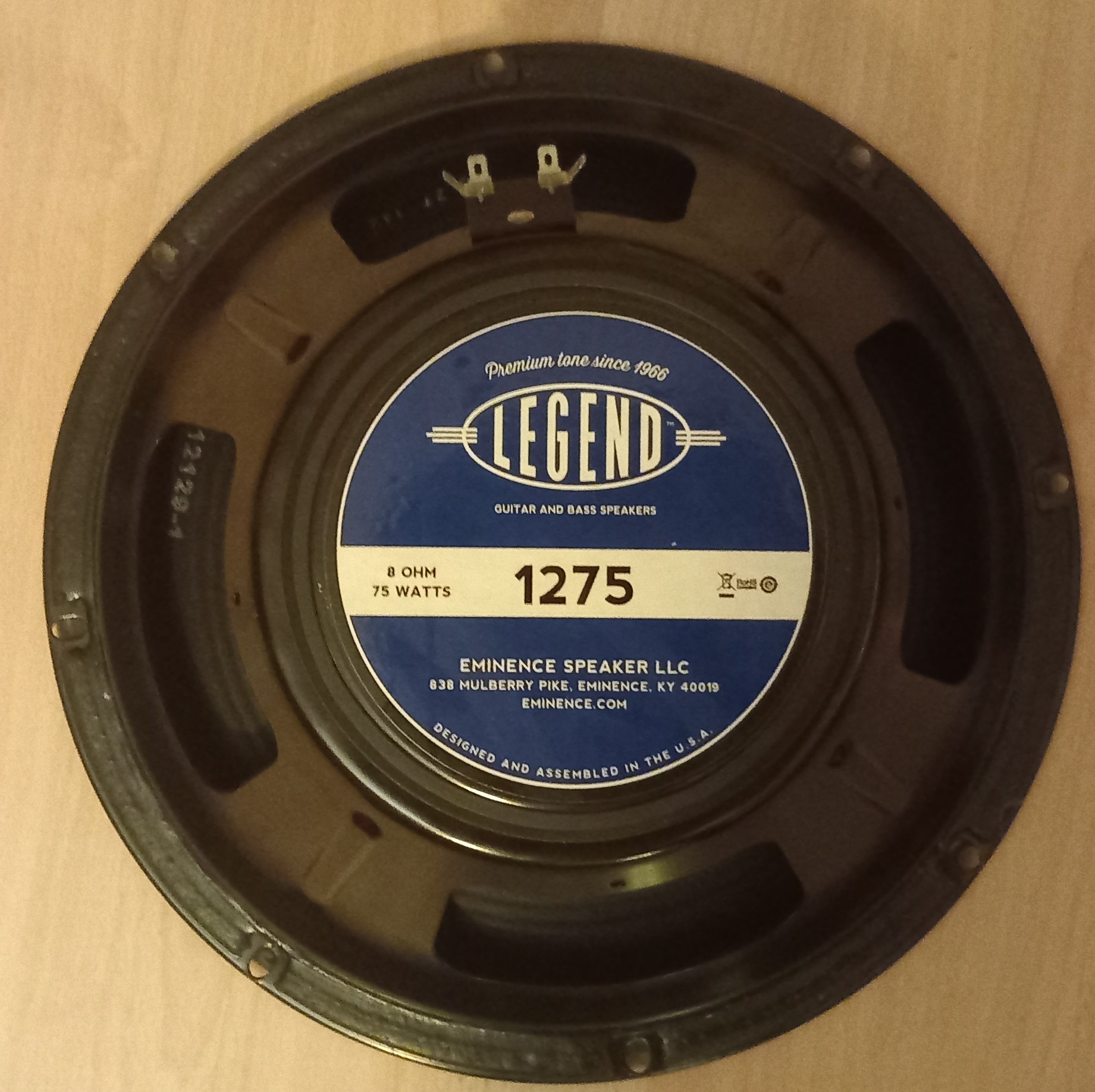 HP eminence 1275 (8 ohms)