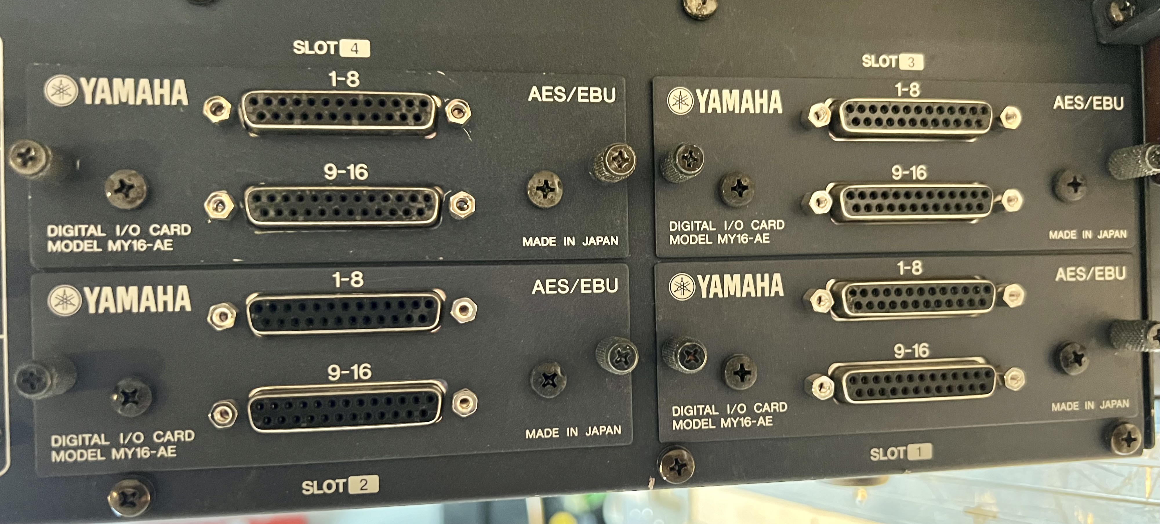 Vends 4 carte YAMAHA MY16 AE