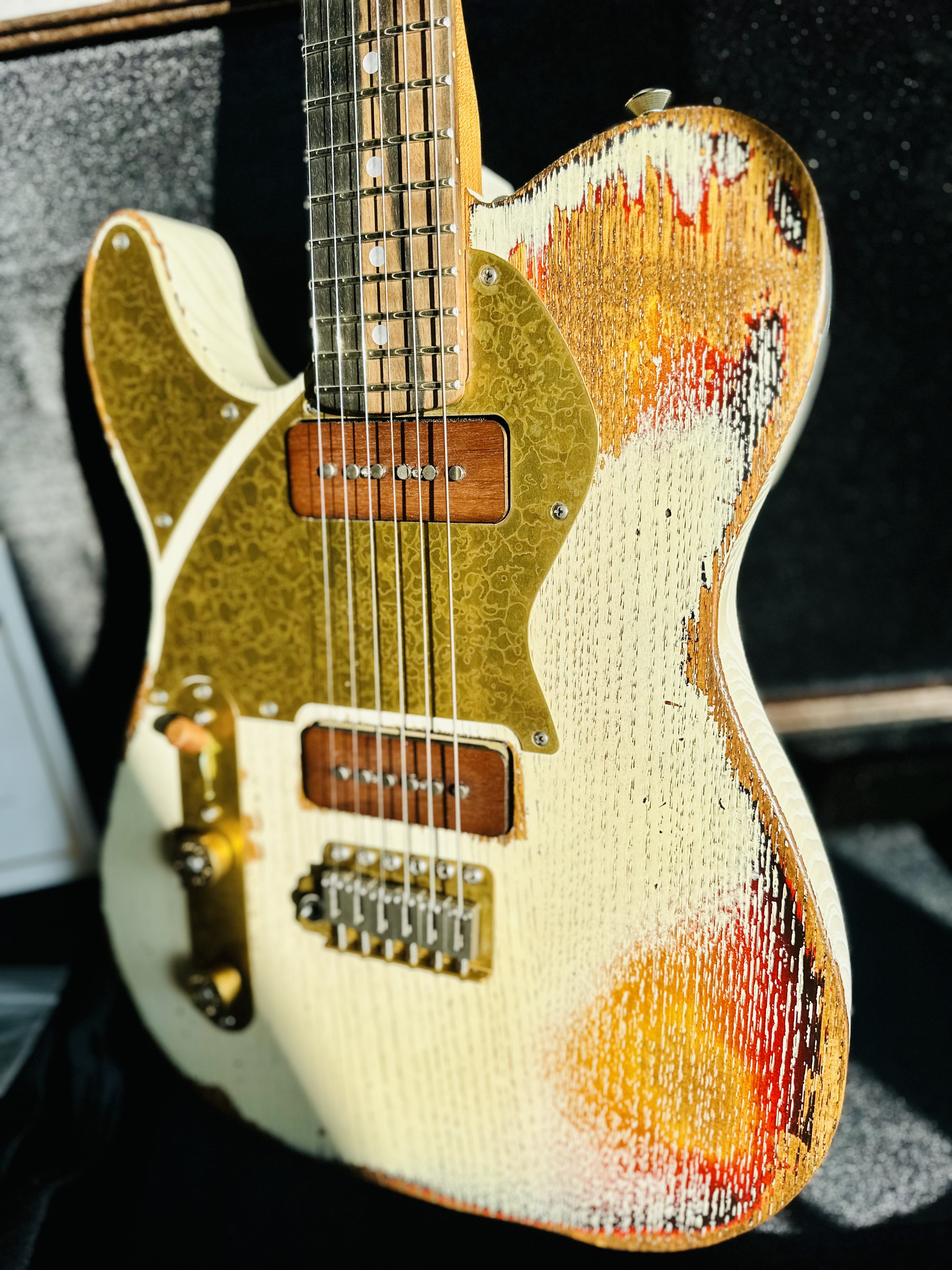 Vends Guitare Custom Shop Paoletti Nancy version Gaucher 