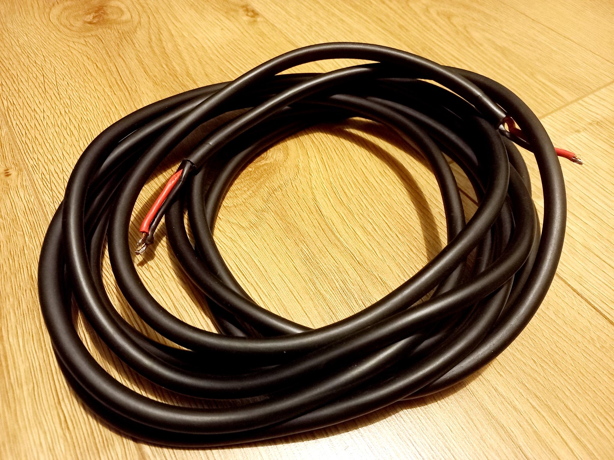 Câble haut-parleur, longueur 4,70m