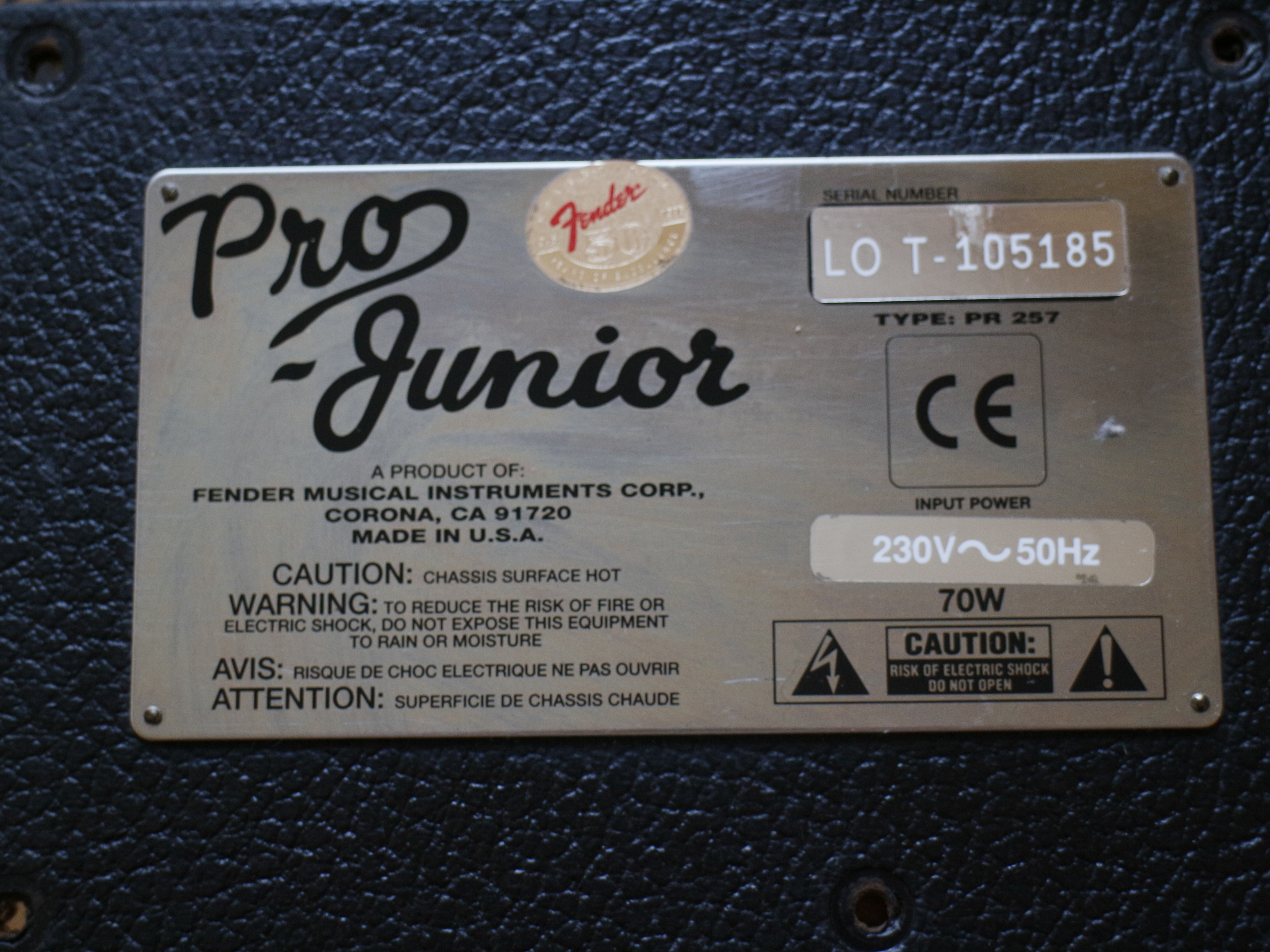 FENDER Pro Junior en excellent état , peu utilisé , révisé , vérifié , son superbe ! JAMAIS DE SCENE