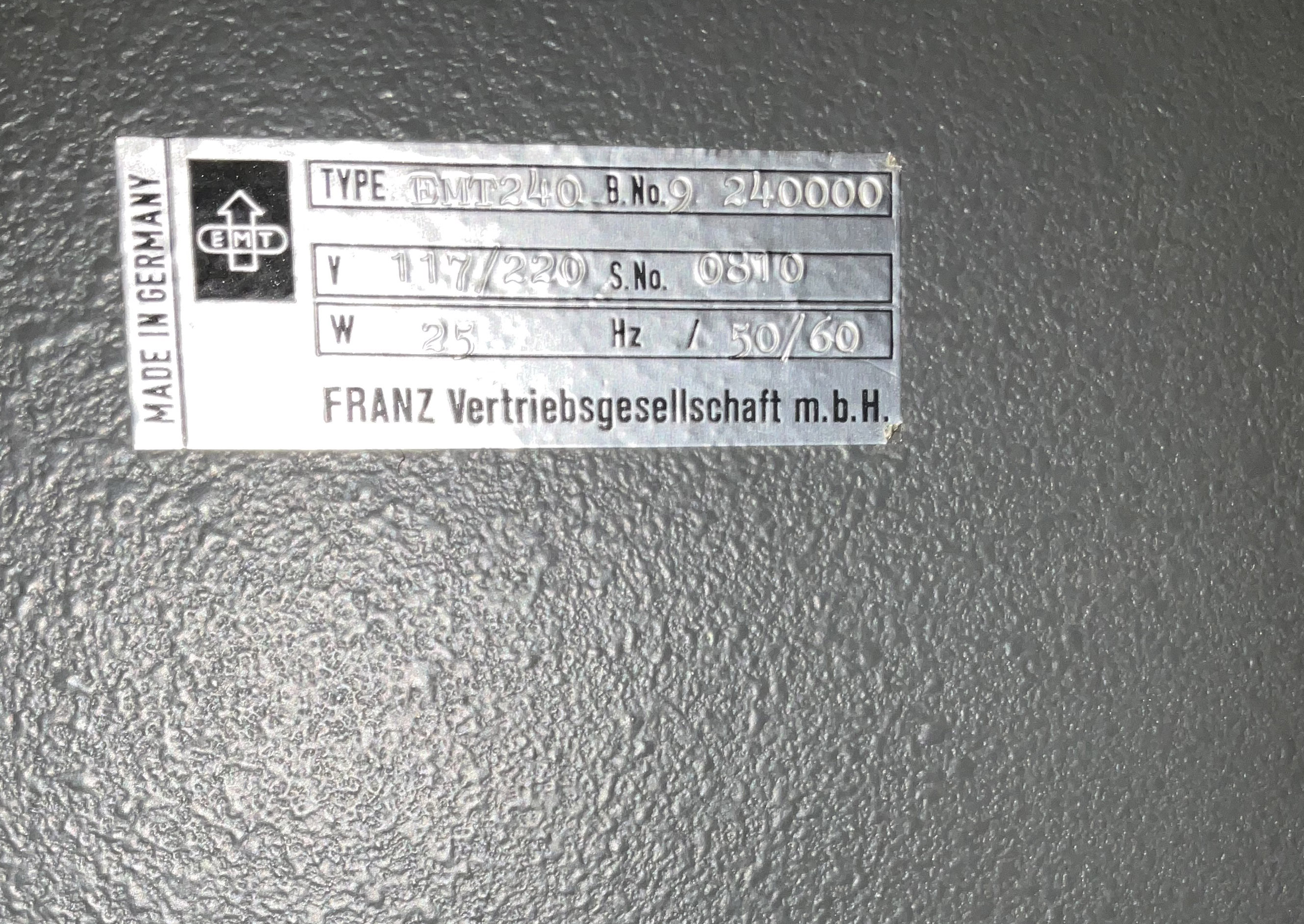 EMT 240 3