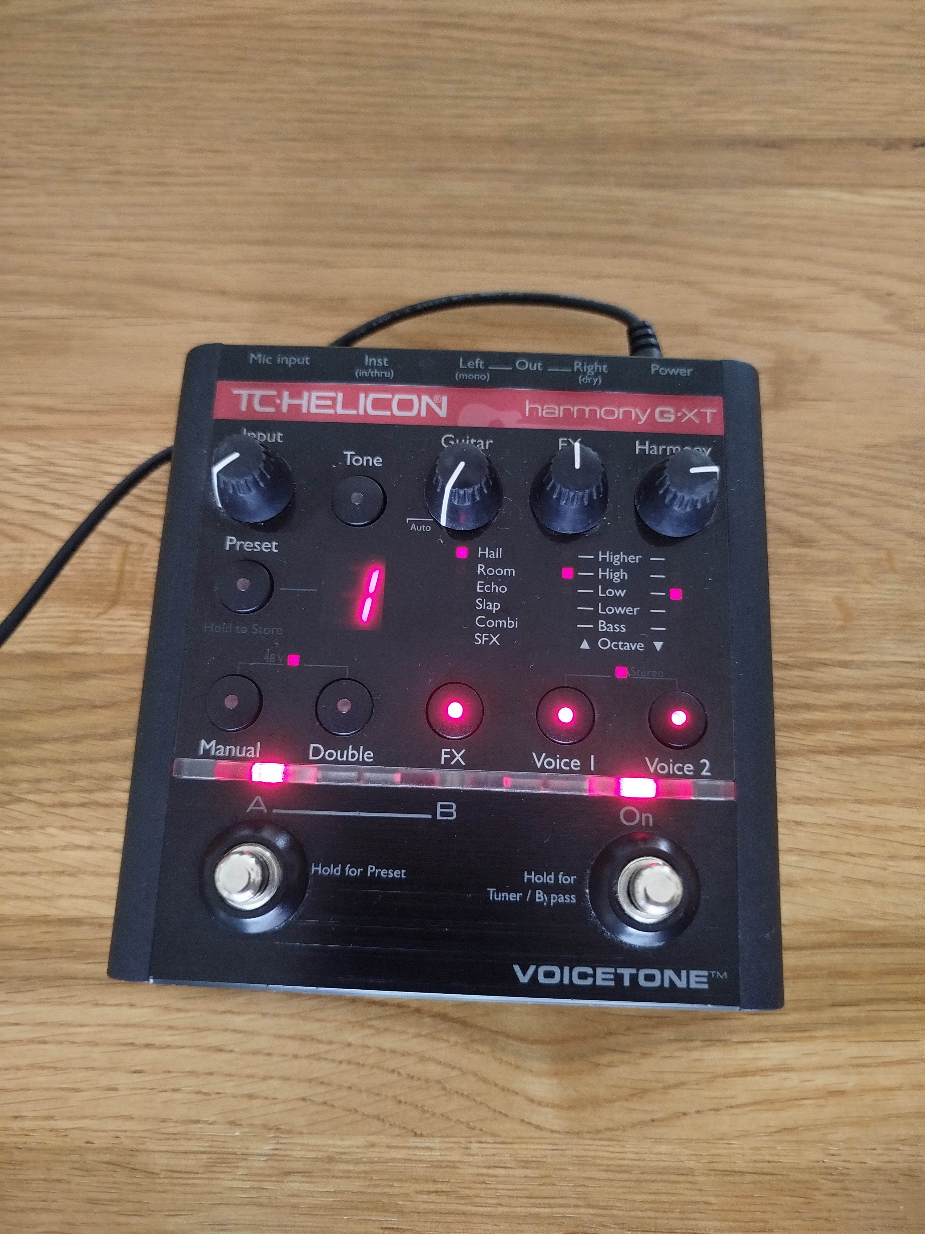 TC-HELICON harmony G コーラスマシン TC-Helicon VoiceTone Harmony-G | Sweetwater