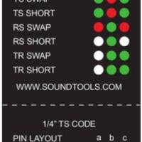 Testeur cables Sound tools sniffer trs