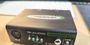 Vends interface MIDI M-Audio Midisport 2x2