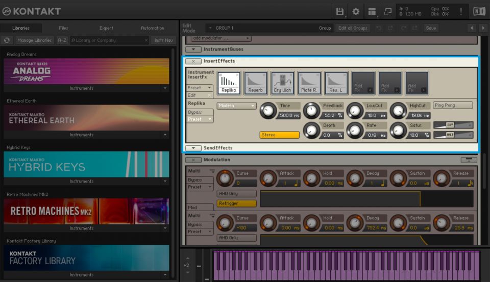Samples Kontakt of E-MU Audity 2000