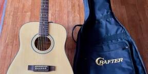 Guitare Ashland by Crafter et sa housse de transport + accessoires