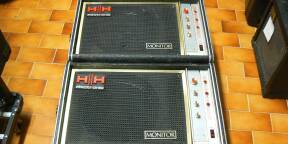 2 HH Monitors amplifiés 100 Watt vintage