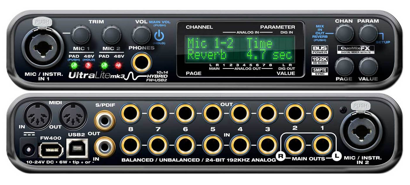 Vends Motu Ultralite MK3 Hybrid