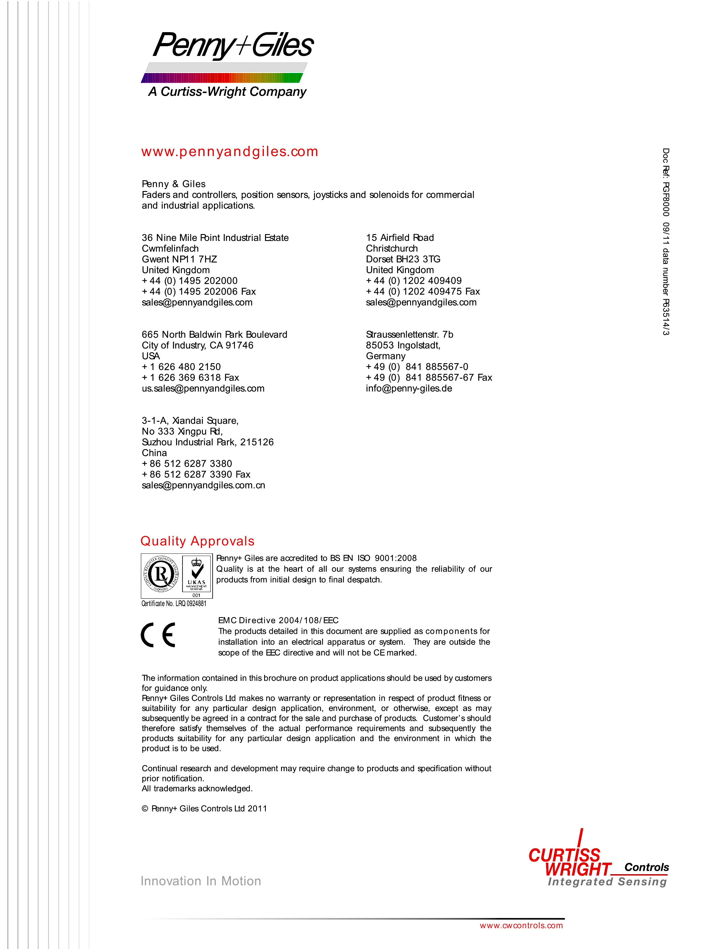 PGF8000 brochure sept11EN