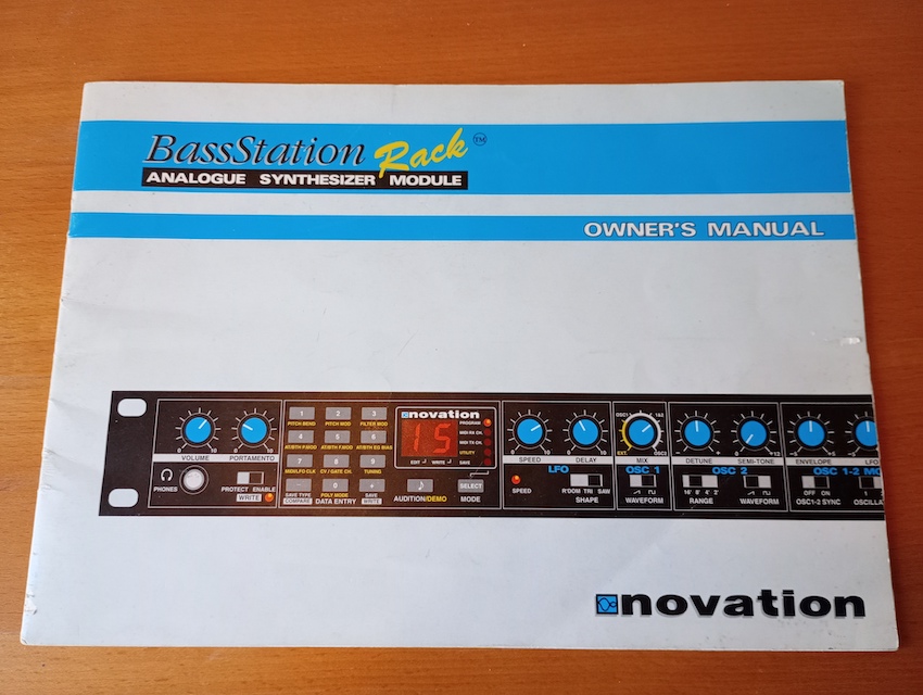 manuel d'origine Bass station rack