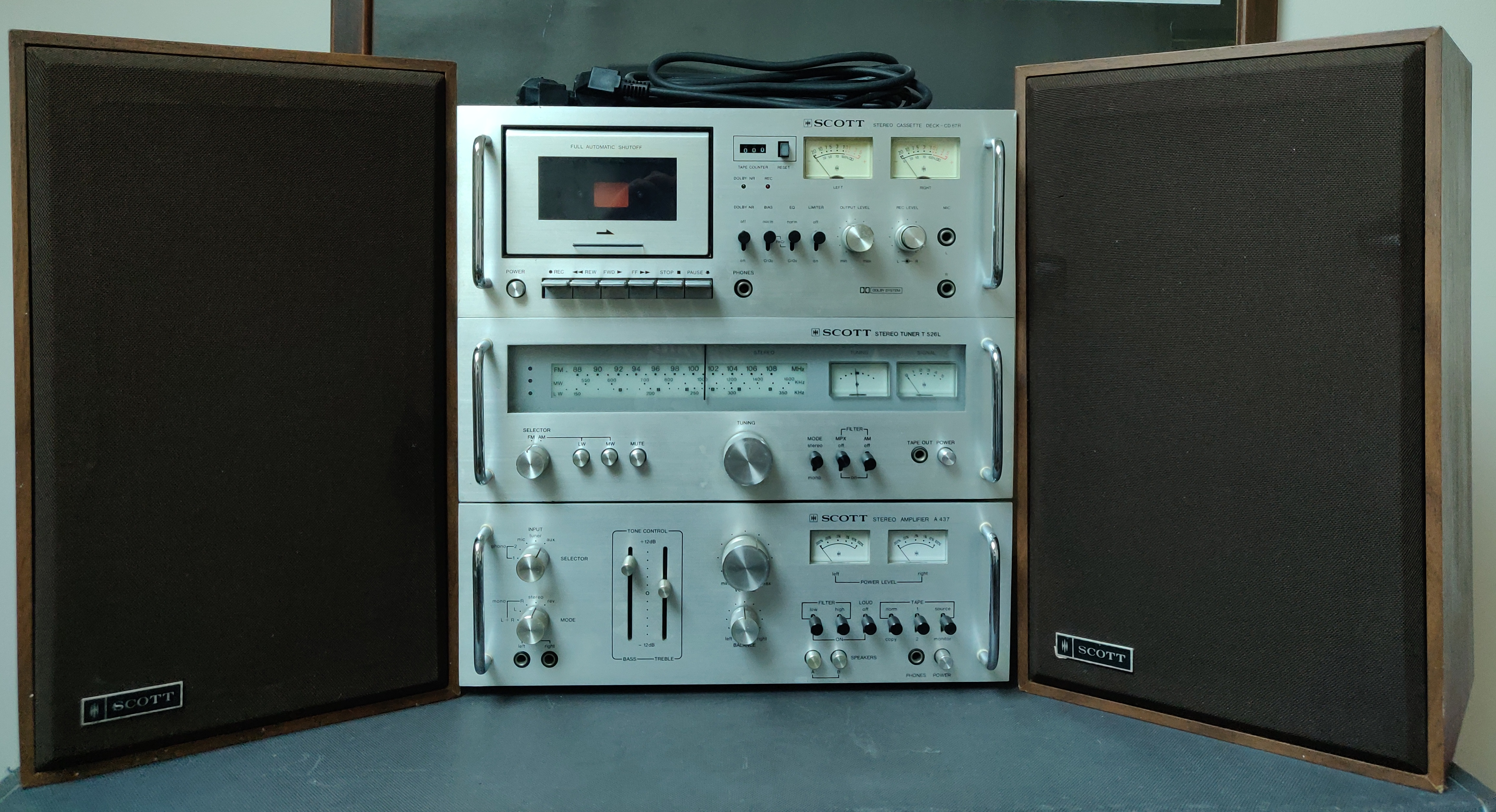 Ensemble hifi SCOTT Vintage 70s 