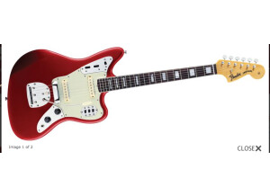 Fender 50TH ANNIVERSARY JAGUAR ROSEWOOD FINGERBOARD - CANDY APPLE RED