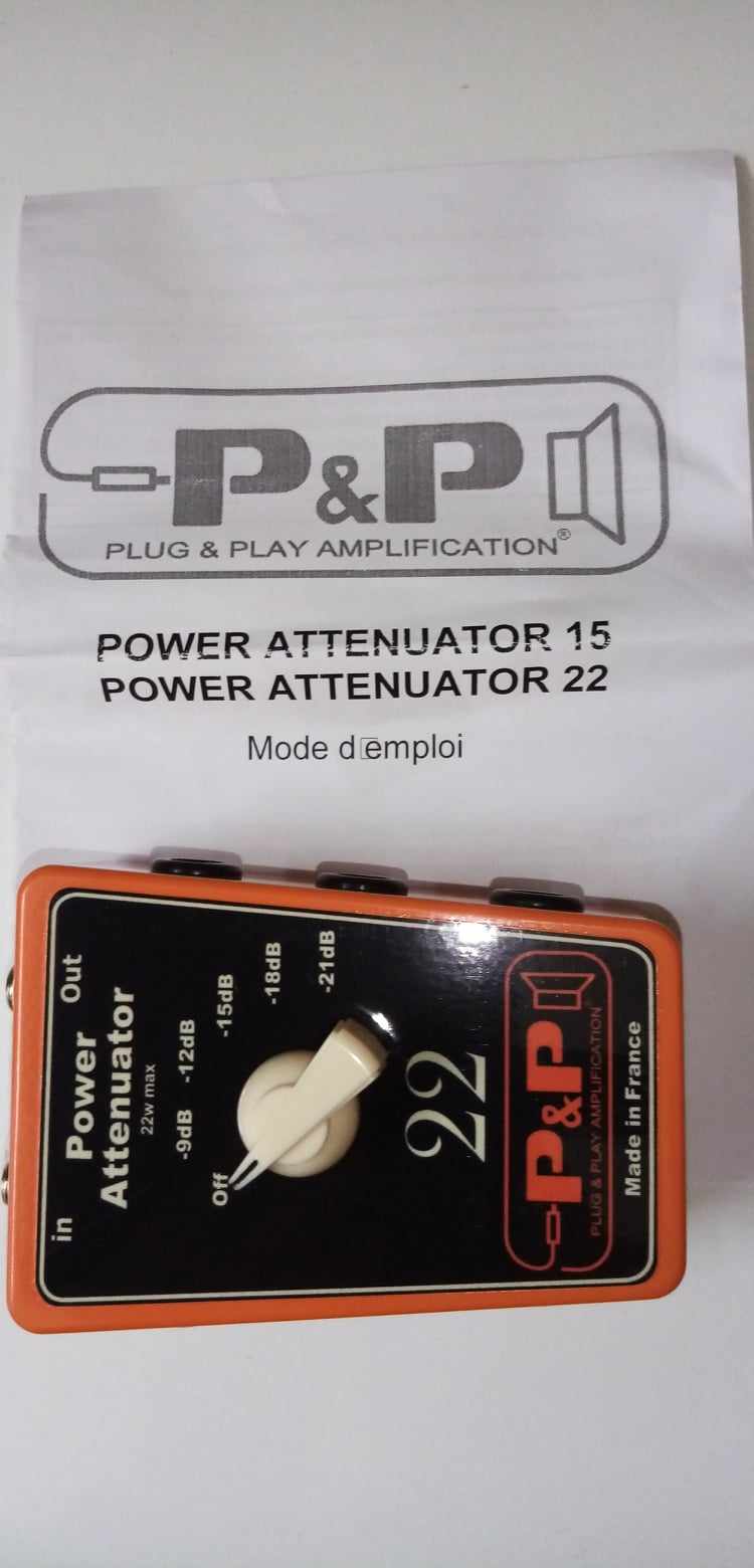 Vends power attenuator 22 P&P amplification, comme neuf