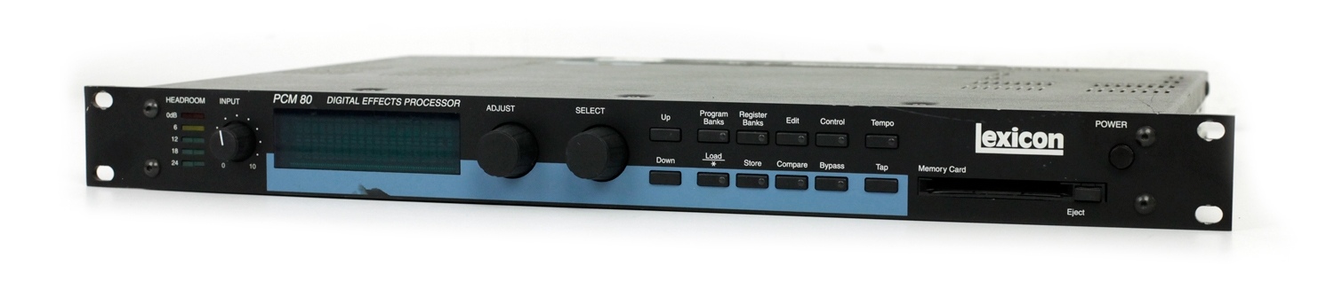 Selling the Lexicon PCM 80 with maximum extended delay memory andwith the Pitch FX card 