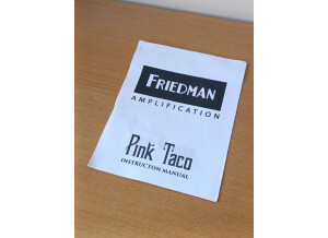 Friedman Amplification Pink Taco (84841)