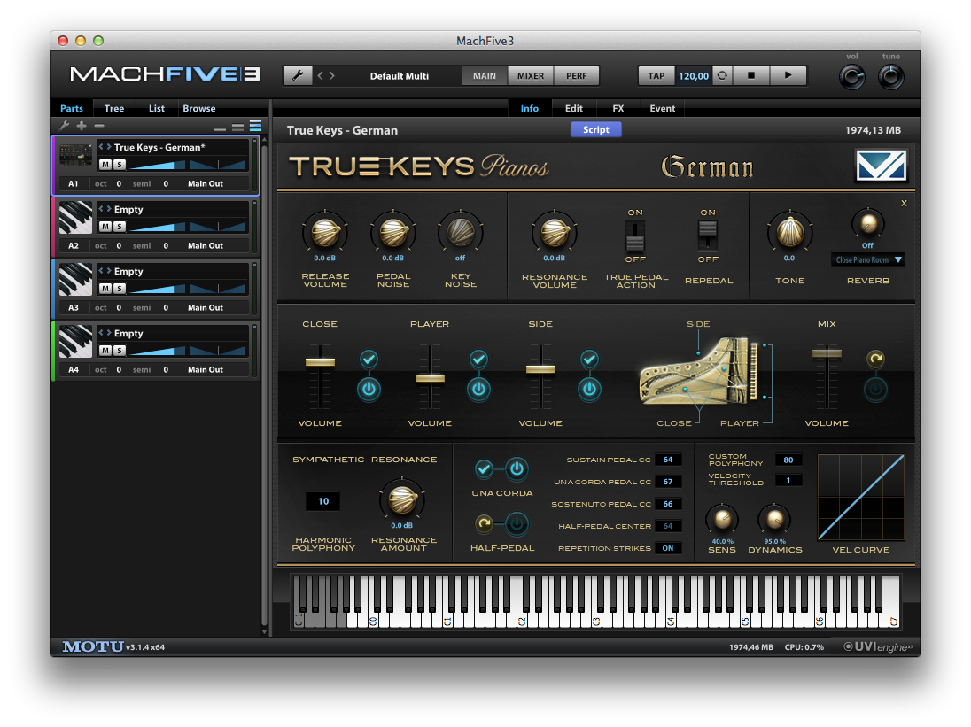 Vi Labs True Keys Pianos