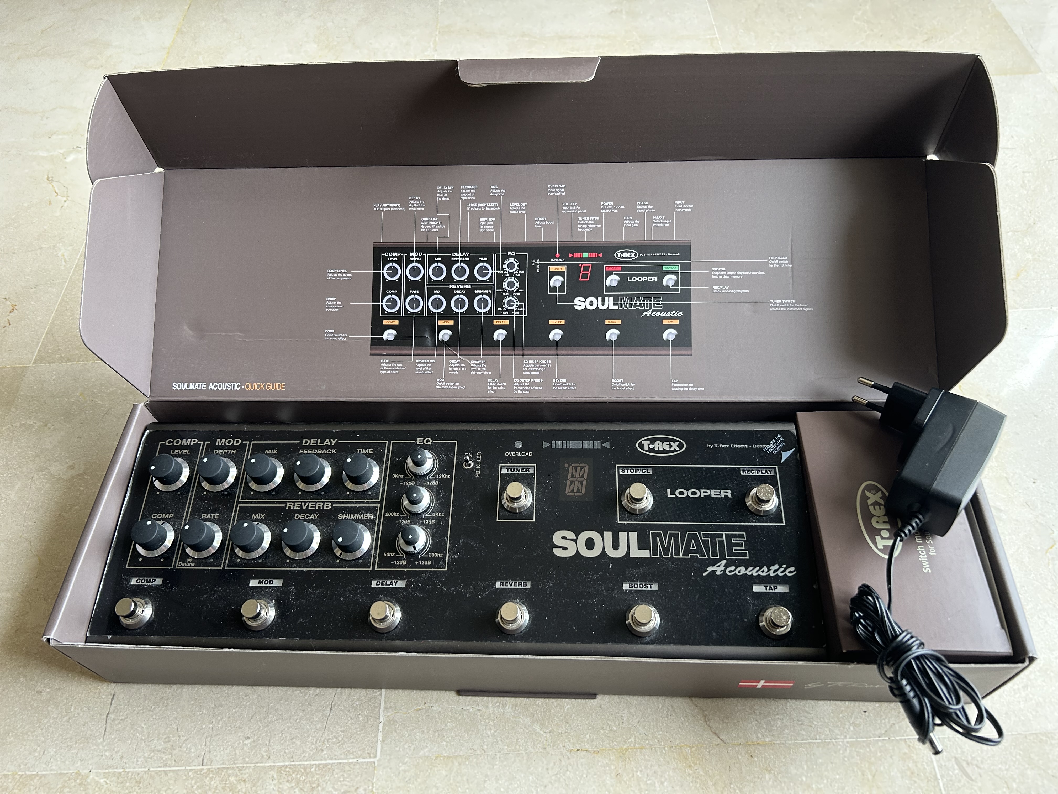 Vends pédale T-Rex Soulmate Acoustic