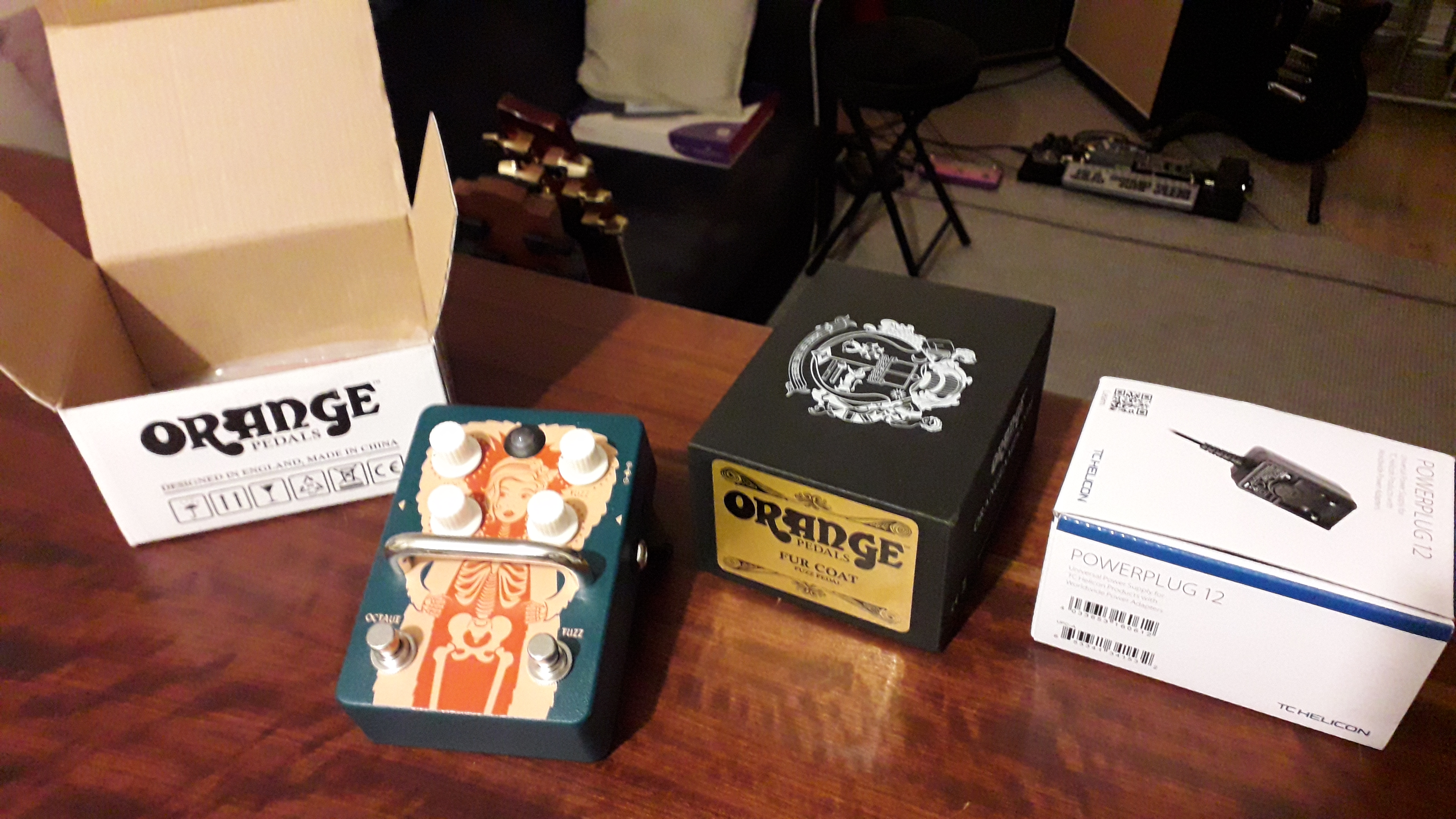 Orange Fur Coat Fuzz-Octaver