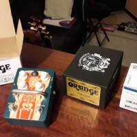 Orange Fur Coat Fuzz-Octaver + Alim 12v