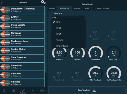 TonePrint App2 TonePrint App2