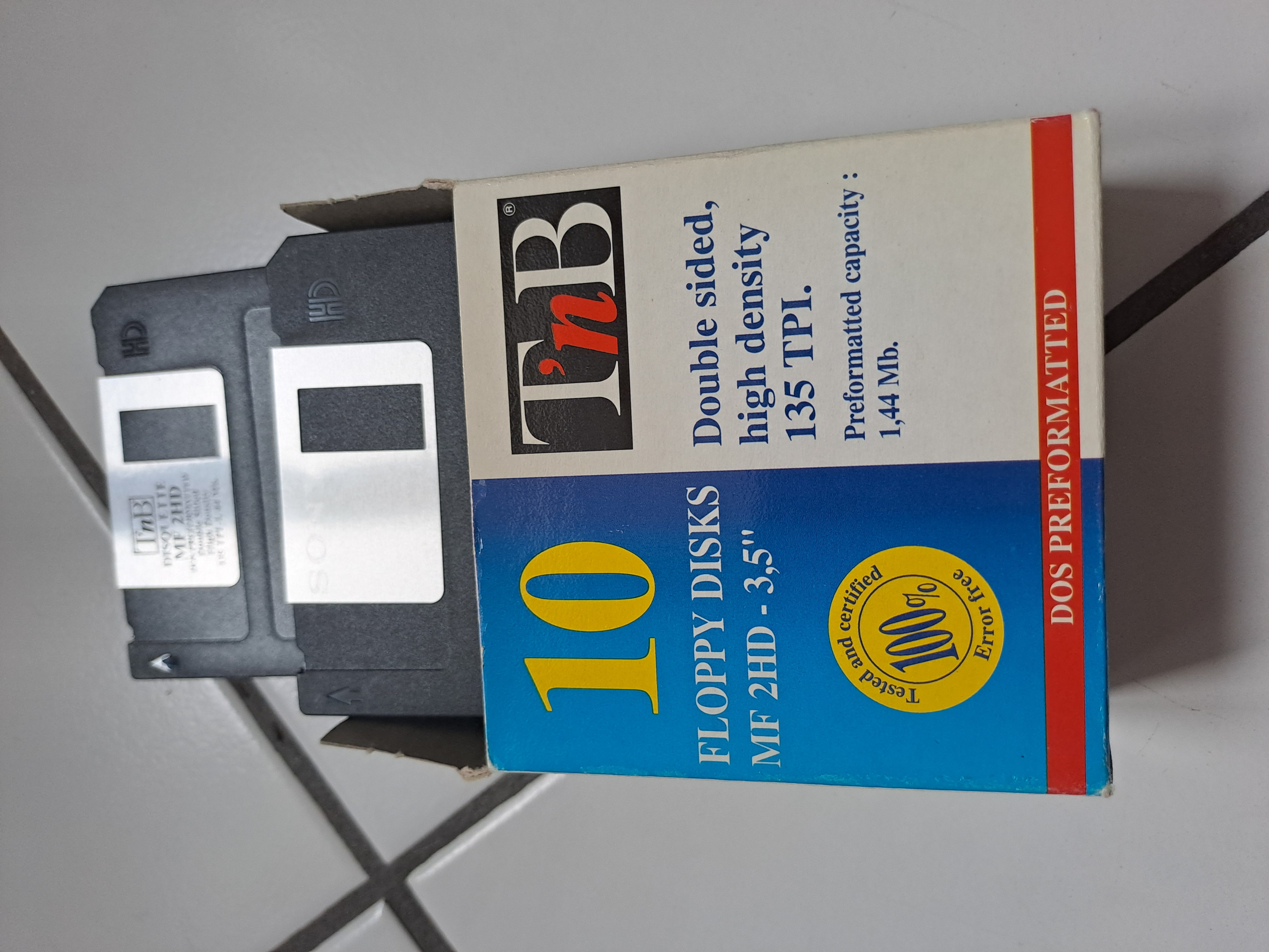 Lot de 8 Floppy Disks - Disquettes informatique