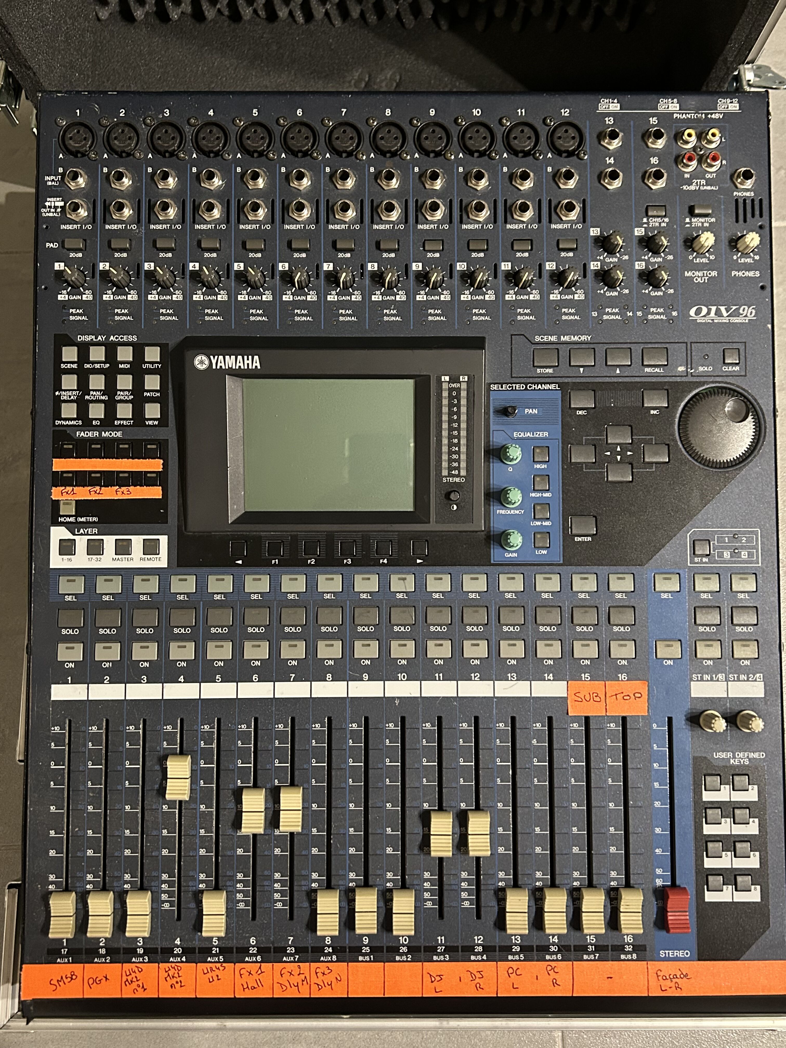 Yamaha 01V96 v2 + flight