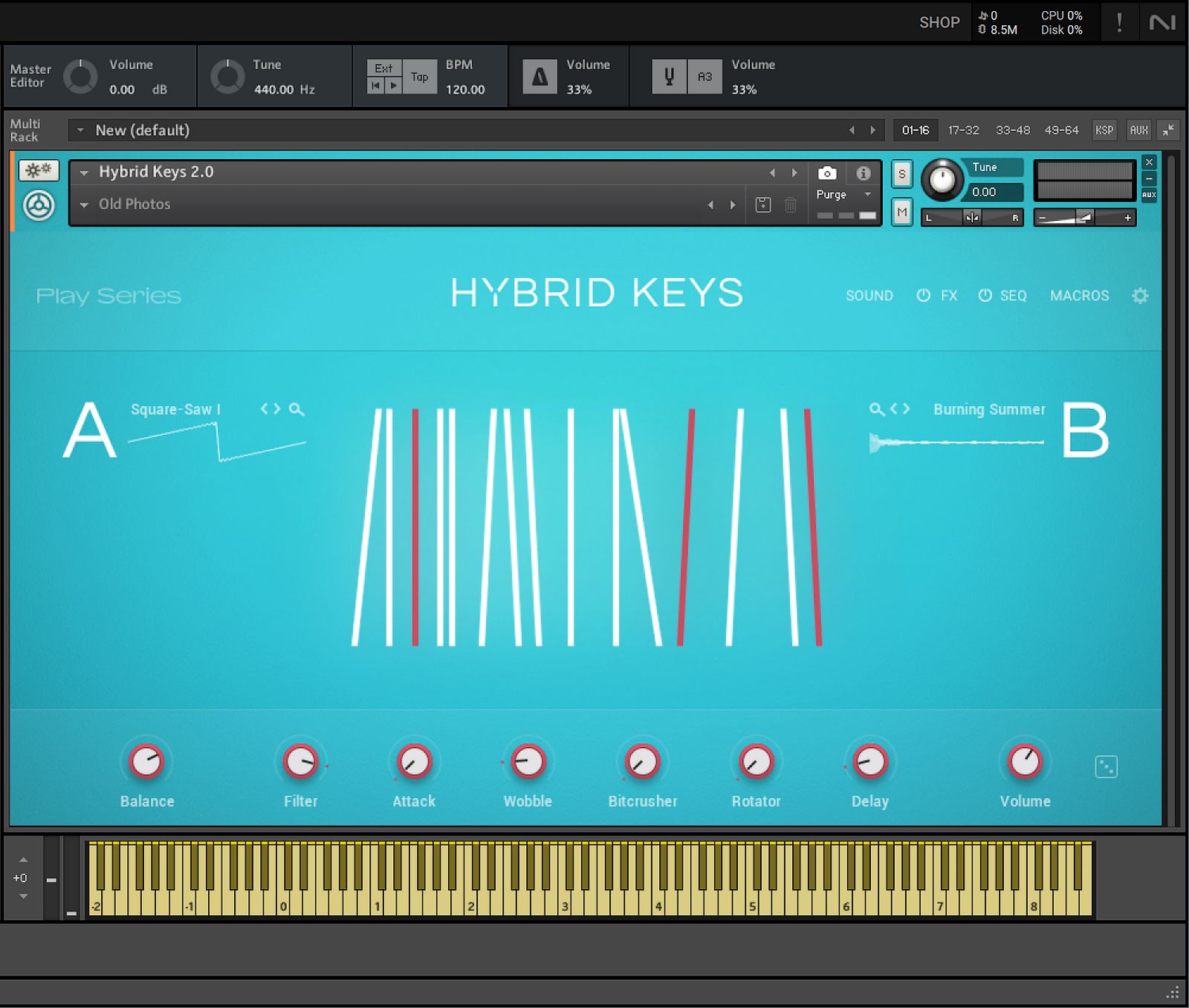 Vends Hybrid Keys de Native Instruments (pour Kontakt)