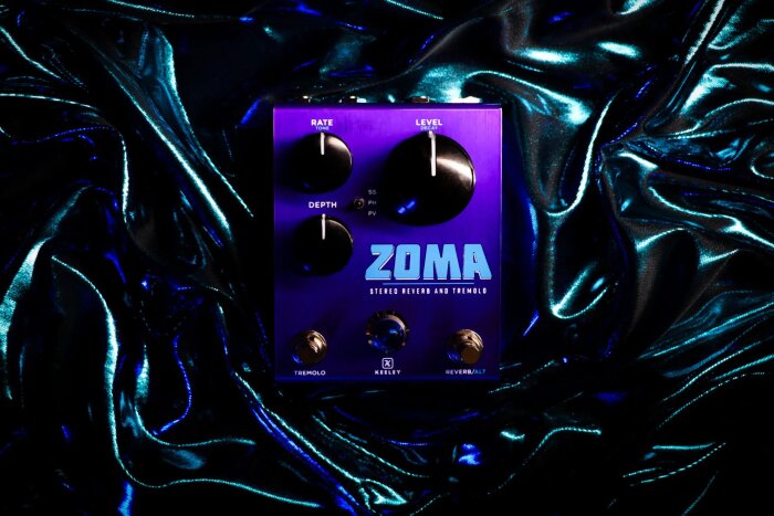 Keeley Electronics Zoma Stereo Reverb and Tremolo : Zoma Keeley Electronics Zoma Stereo Reverb and Tremolo : Zoma