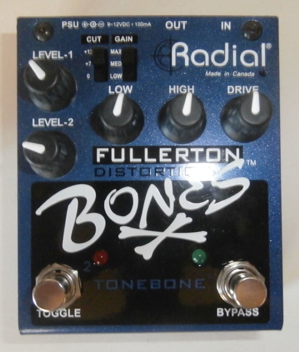 Vend pédale Radial Bones Fullerton distorsion
