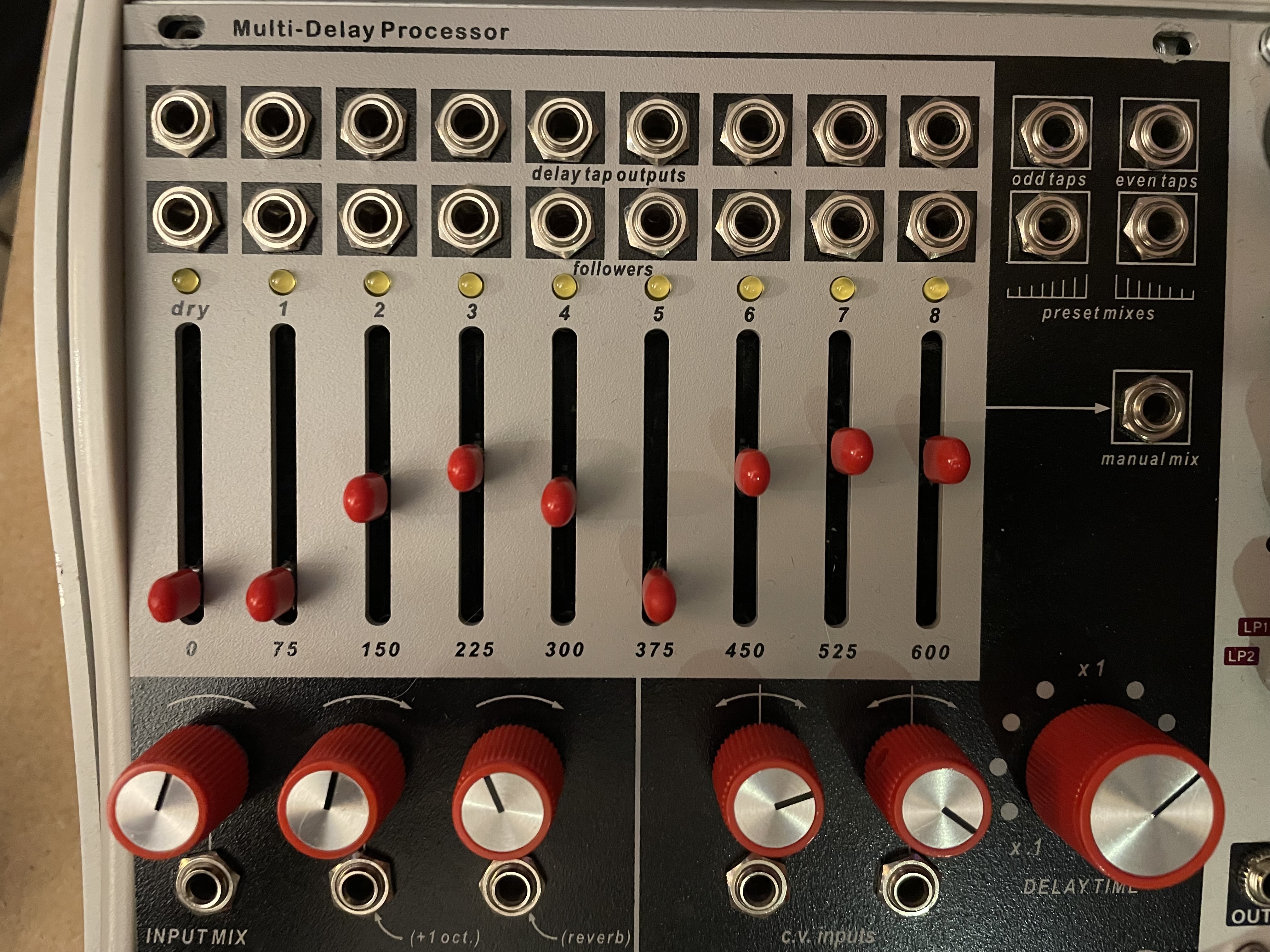 Verbos multi delay processor
