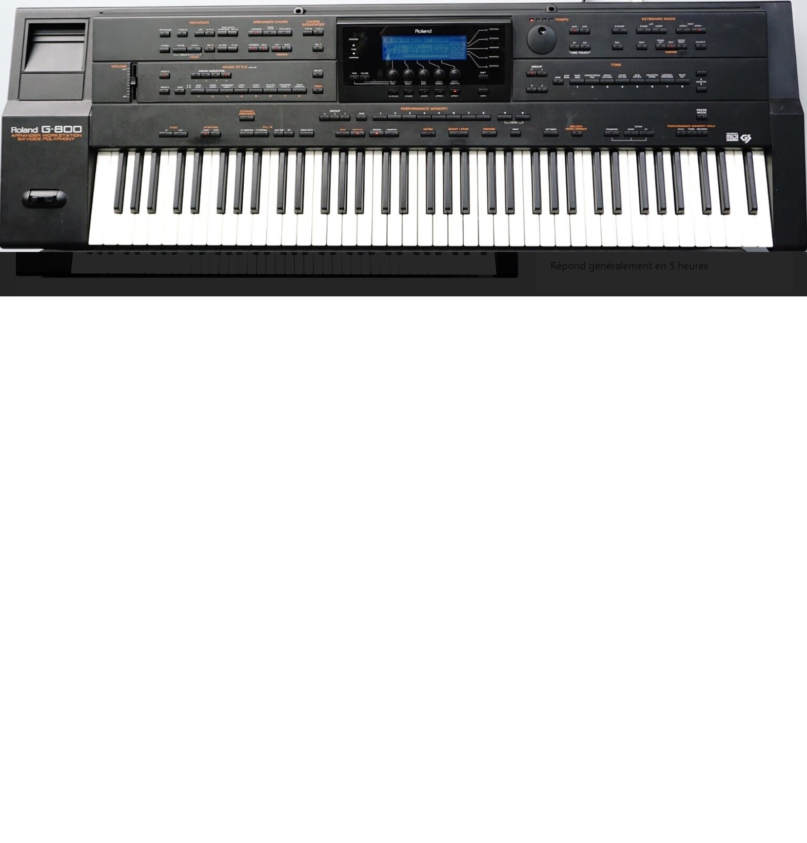 GRAND CLAVIER ROLAND G800