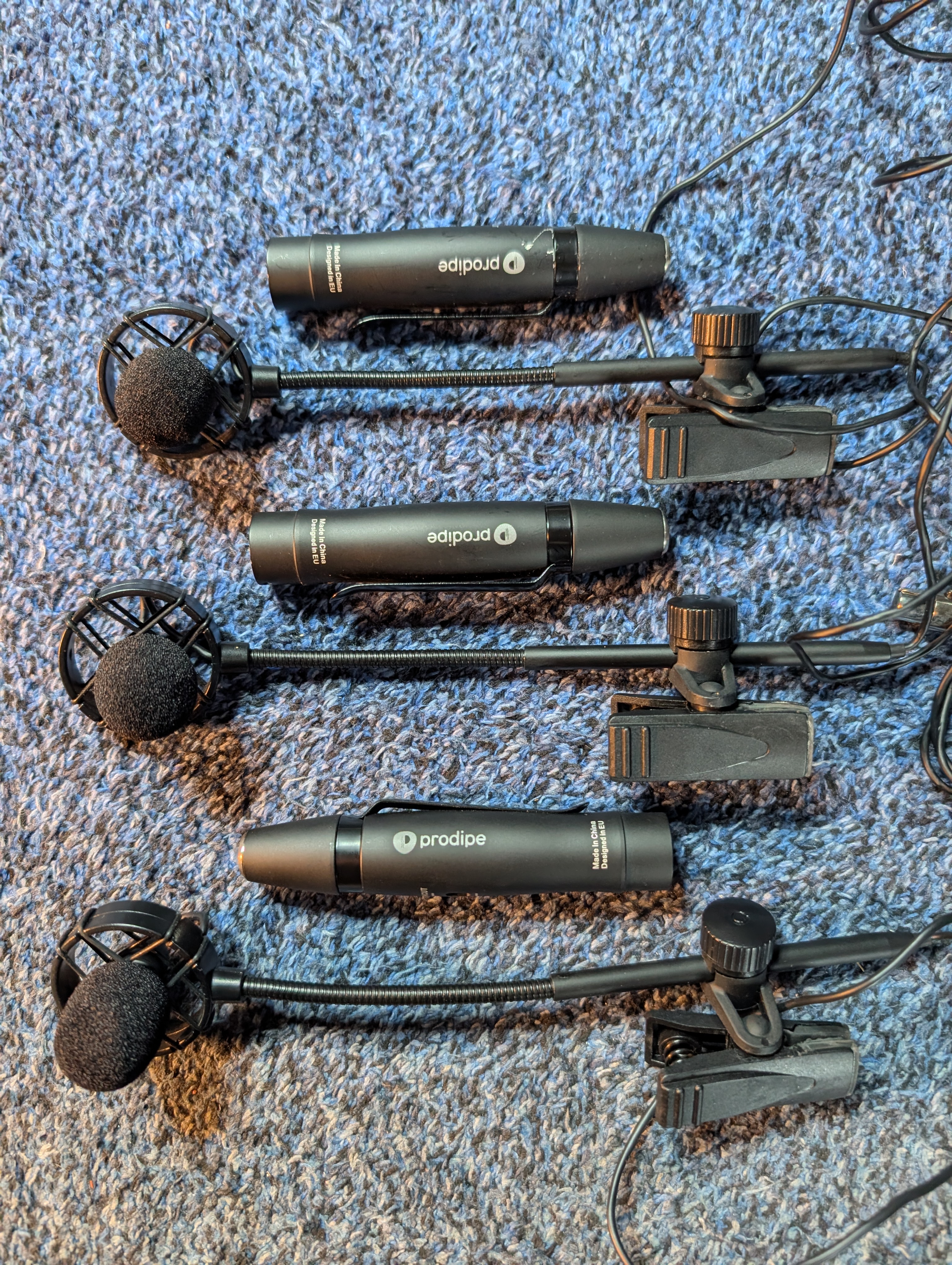 Prodipe PL21 ensemble 3 micros pour percussions, accordéons, cordes