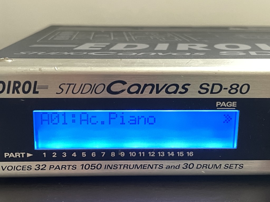 SD-80 - Edirol SD-80 - Audiofanzine