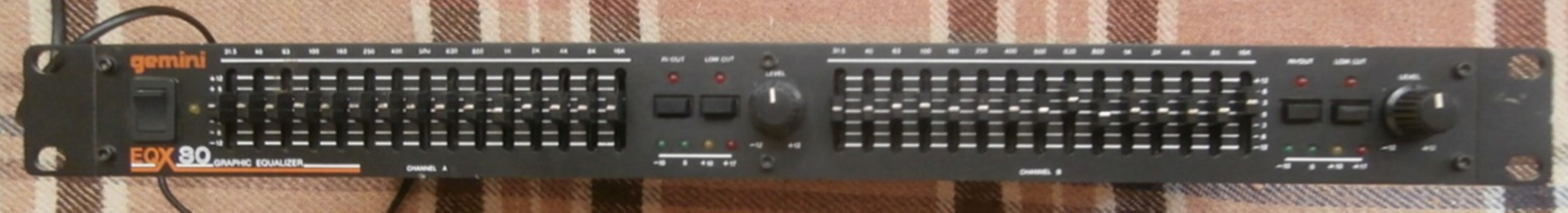 Vend équaliseur GEMINI EQX30