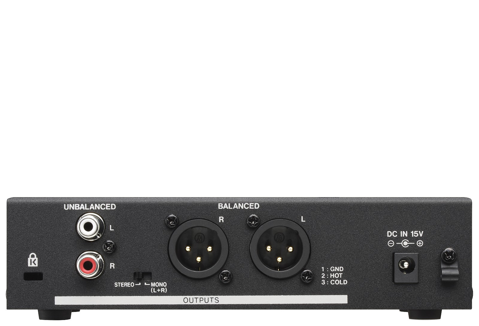 Tascam RX-BT10 : rx-bt10 rear