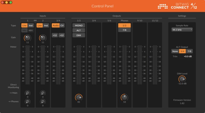 BitwigConnectControlPanel BitwigConnectControlPanel
