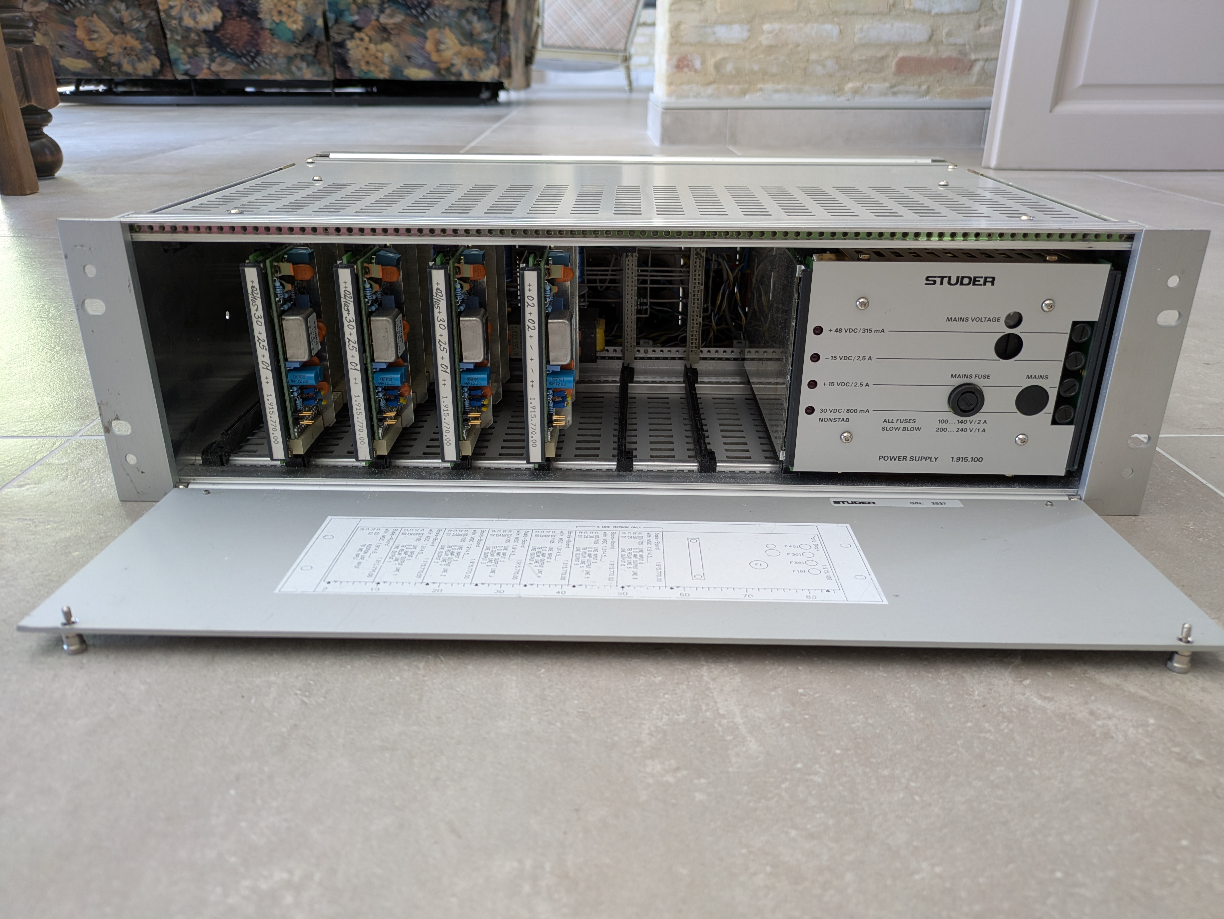 Vends tiroir audio ampli STUDER